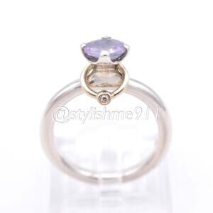 Authentic Pandora Orbit Ring with Lavender CZ - 190833LCZ